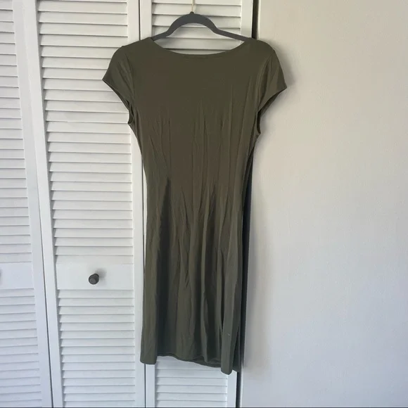 Ann Taylor Green Wrap Dress - Picture 5 of 7